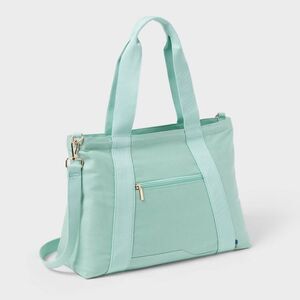 Open Story - Solid Canvas School Tote Bag - Open Story Sage: RF Sage